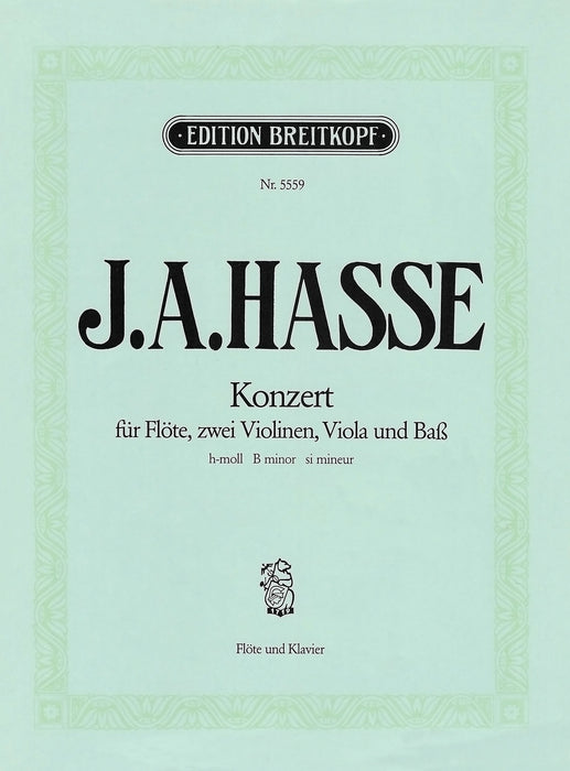 Hasse, Johann Adolf: Flute Concerto in B minor