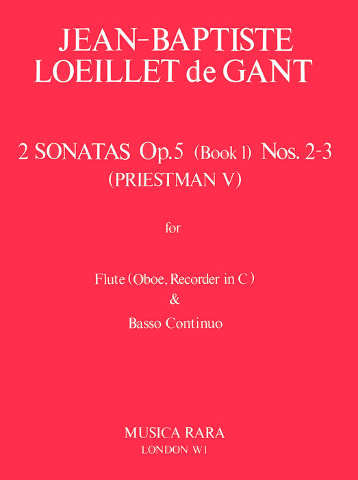 Loeillet de Gant, Jean-Baptiste: 6 Sonatas from Op. 5