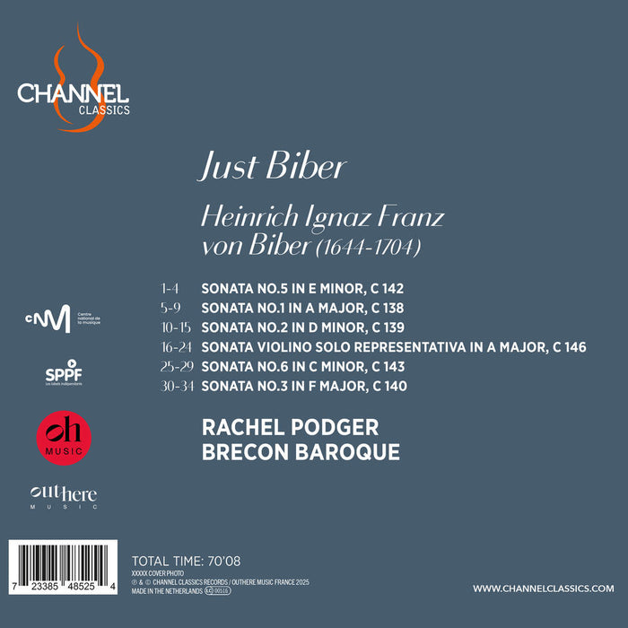Rachel Podger & Brecon Baroque • Just Biber (CD)