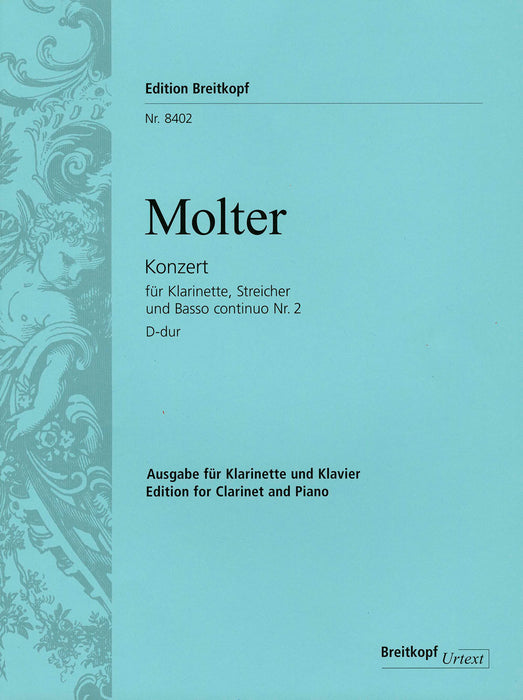 Molter, Johann Melchior: Clarinet Concerto No. 2 in D major