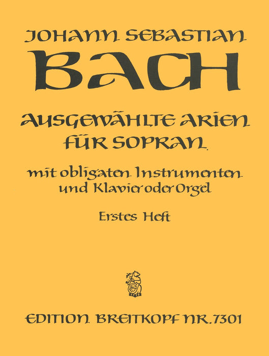 Bach, Johann Sebastian: Selected Arias for Soprano