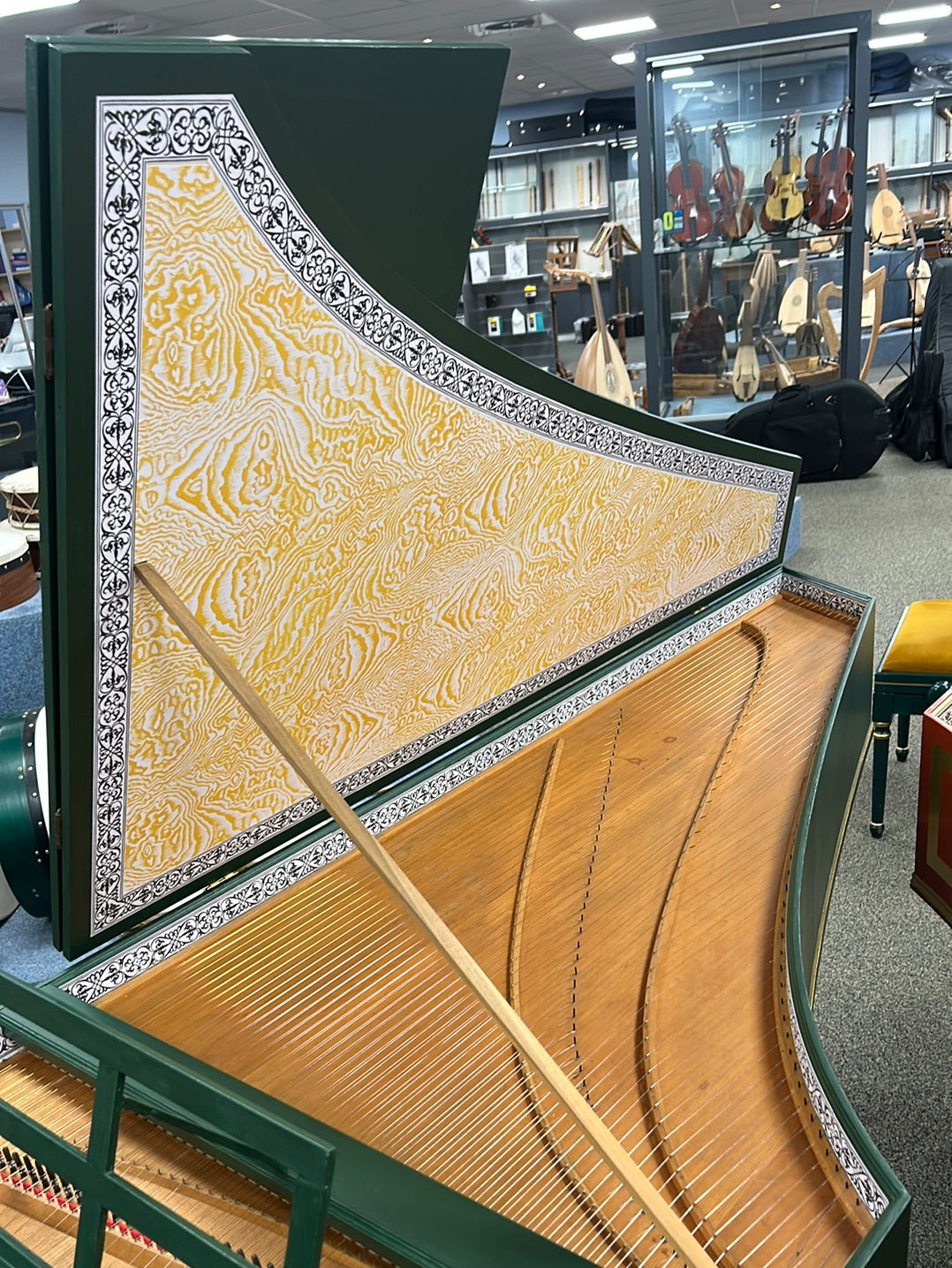 Single Manual Flemish Harpsichord made from Zuckermann Kit (Previously