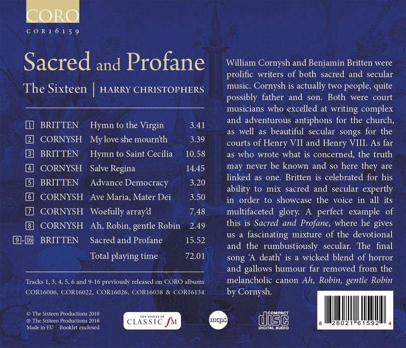 The Sixteen • Sacred and Profane (CD)