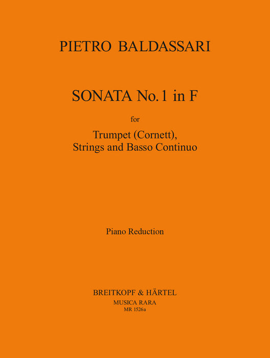 Baldassari, Pietro: Sonata No. 1 in F