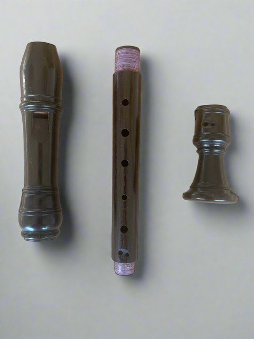 Stanesby Jr. Soprano Recorder (a440) in Grenadilla by Tom de Vries