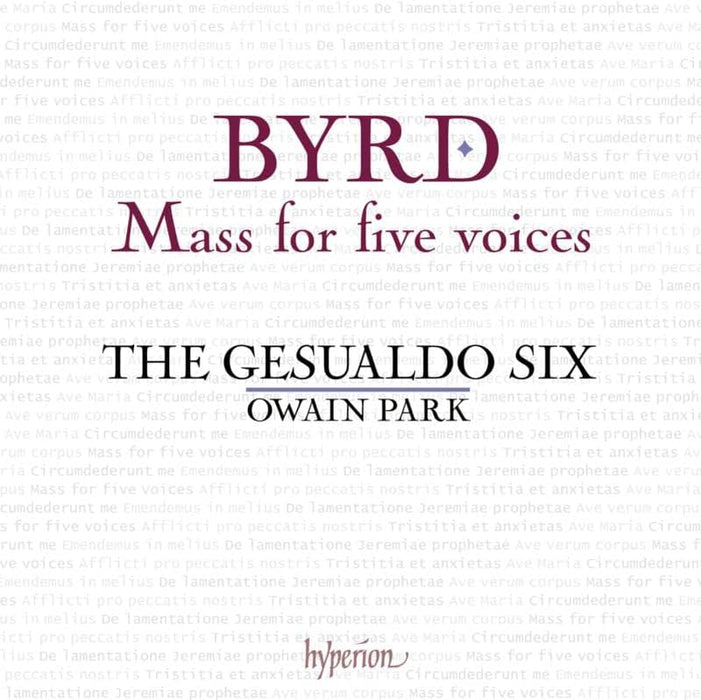 The Gesualdo Six & Owain Park • Byrd: Mass for Five Voices (CD)