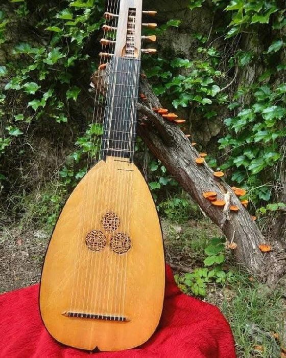 Theorbo after Sellas by Matias Crom