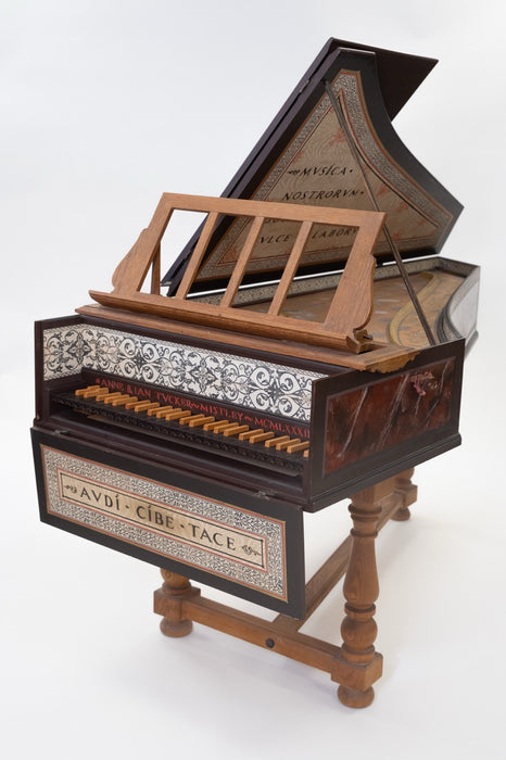 Single Manual Flemish Harpsichord after Ruckers by Anne & Ian Tucker (Reconditioned)