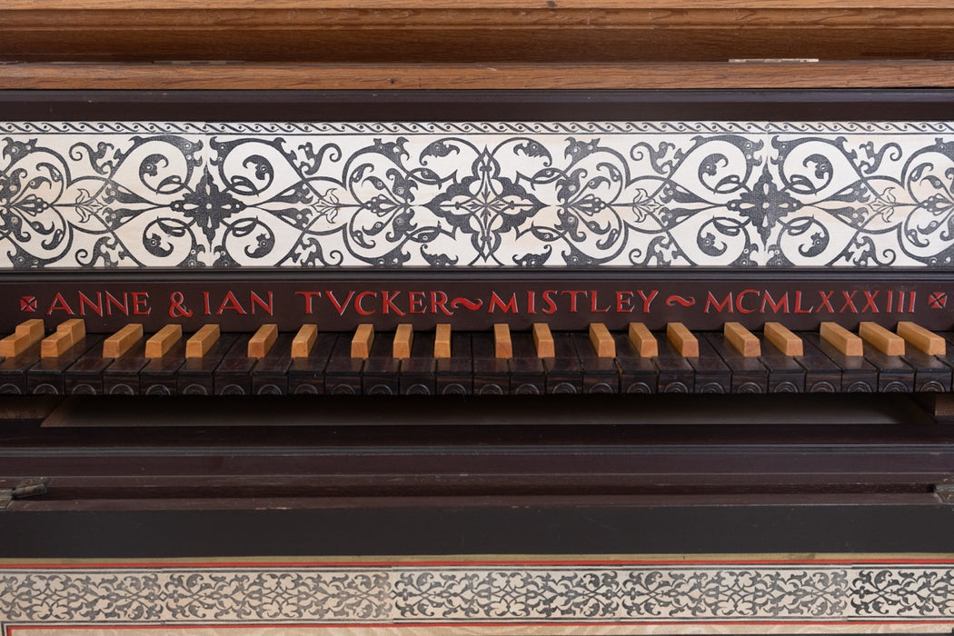 Single Manual Flemish Harpsichord after Ruckers by Anne & Ian Tucker (Reconditioned)