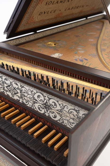 Single Manual Flemish Harpsichord after Ruckers by Anne & Ian Tucker (Reconditioned)