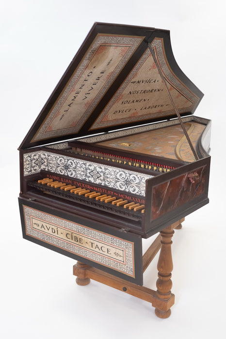 Single Manual Flemish Harpsichord after Ruckers by Anne & Ian Tucker (Reconditioned)