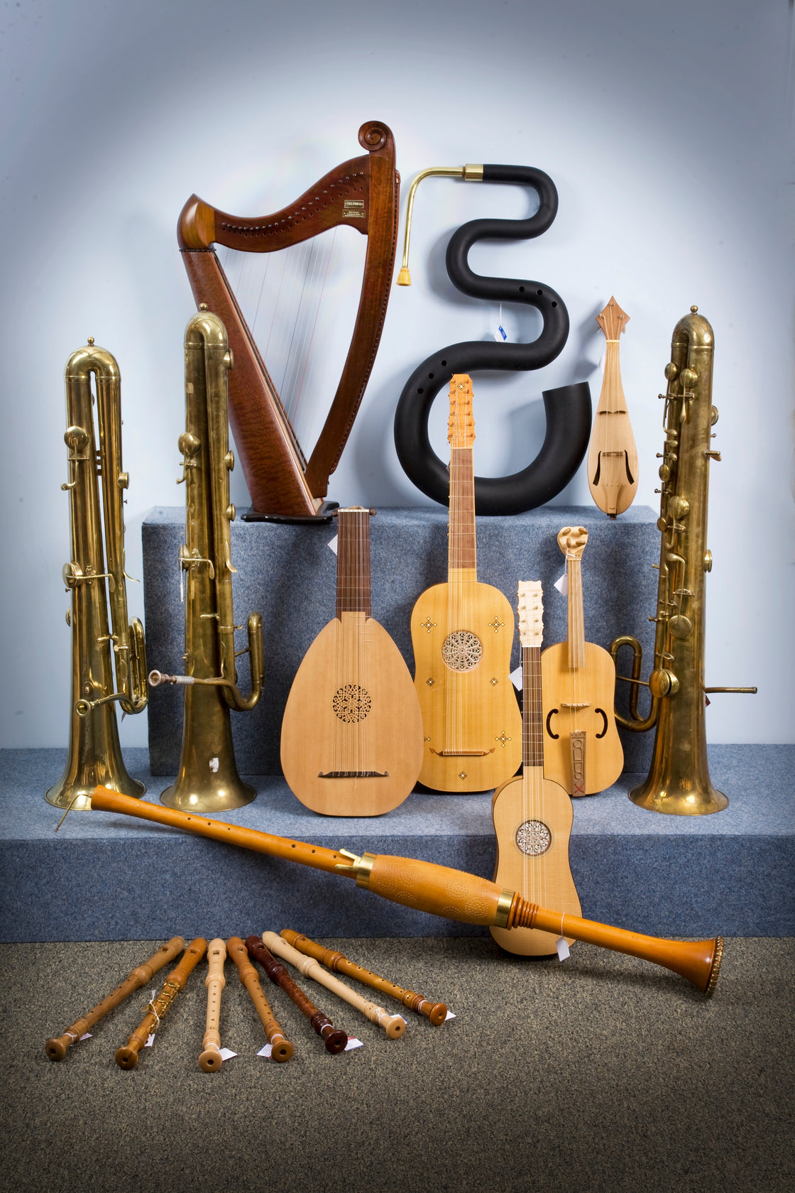EMS Georgian Music Stand in Walnut (solid walnut) — Early Music Shop