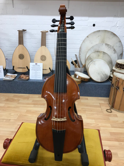 Lu-Mi Master Treble Viol after Jaye Antique Varnish