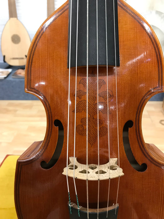 Lu-Mi Master Treble Viol after Jaye Antique Varnish