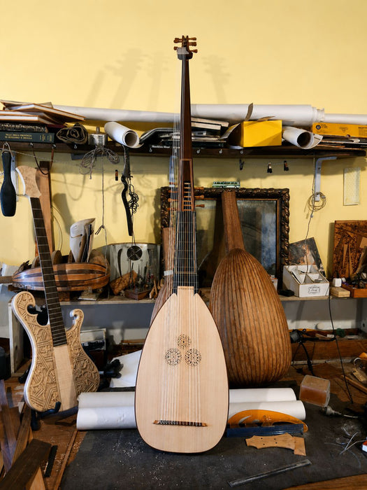 Theorbo after Sellas by Matias Crom