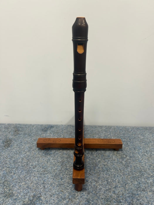 Soprano Recorder (a415) after Wyne in Stained Boxwood by Blezinger (Previously Owned)