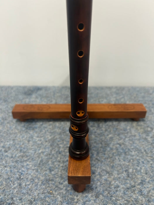 Soprano Recorder (a415) after Wyne in Stained Boxwood by Blezinger (Previously Owned)