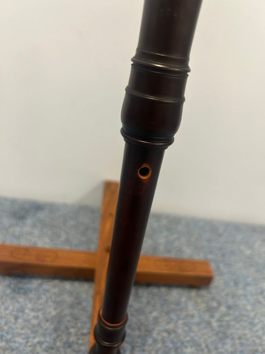 Soprano Recorder (a415) after Wyne in Stained Boxwood by Blezinger (Previously Owned)