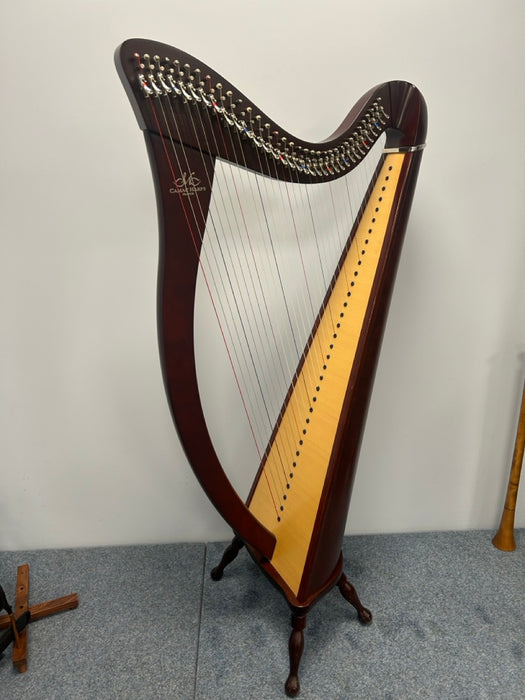 Camac Hermine 34 String Harp in Mahogany with Padded Bag (Previously Owned)