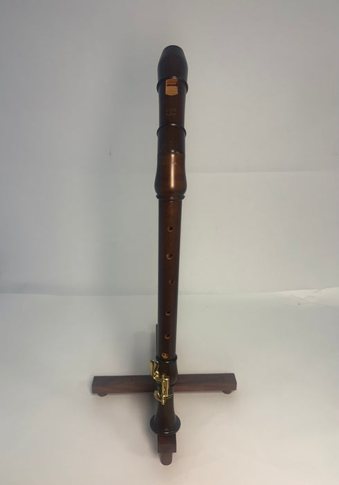 Moeck Flauto Rondo Knick Tenor Recorder in Stained Maple with Double Key (Reconditioned)