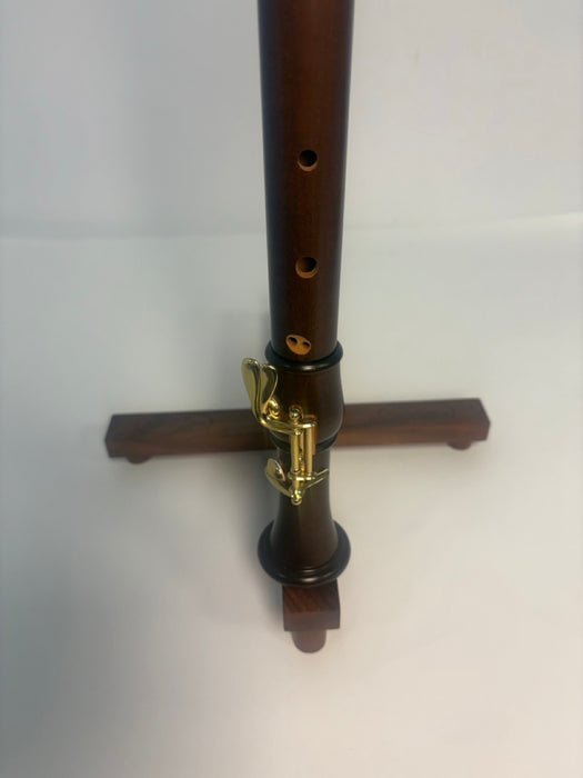 Moeck Flauto Rondo Knick Tenor Recorder in Stained Maple with Double Key (Reconditioned)