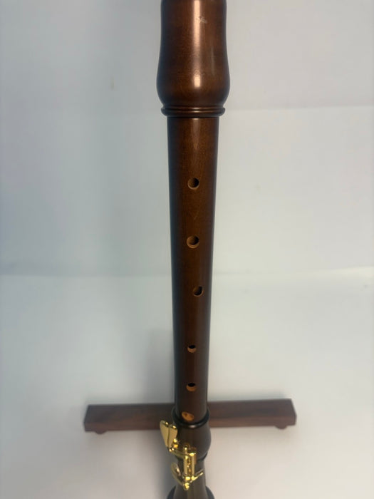 Moeck Flauto Rondo Knick Tenor Recorder in Stained Maple with Double Key (Reconditioned)