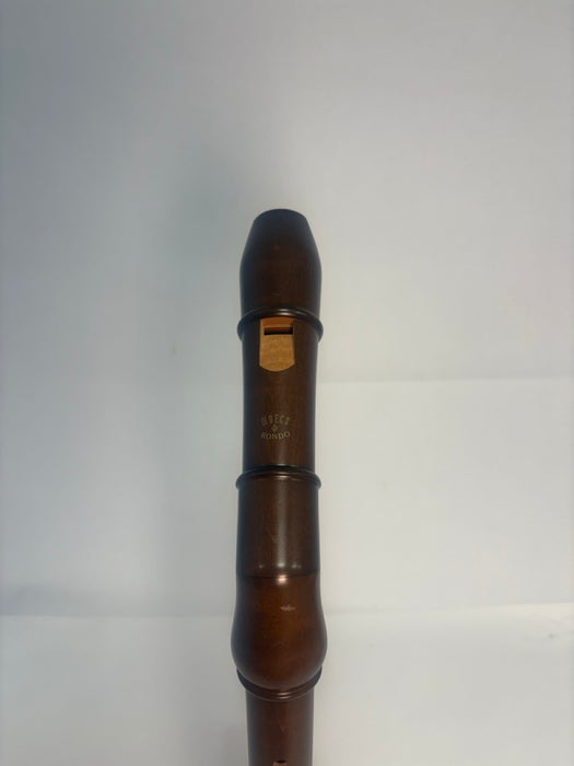 Moeck Flauto Rondo Knick Tenor Recorder in Stained Maple with Double Key (Reconditioned)