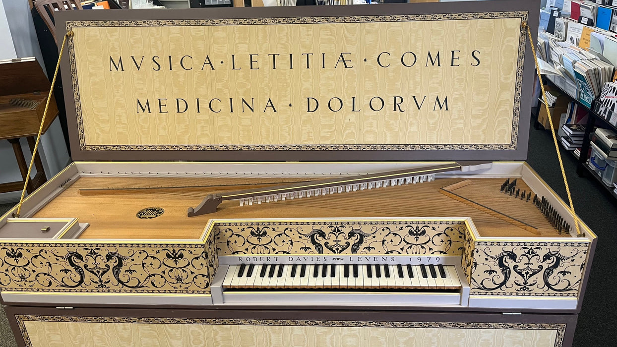 Flemish Virginals after Ruckers by Robert Davies, 1979 (Reconditioned)