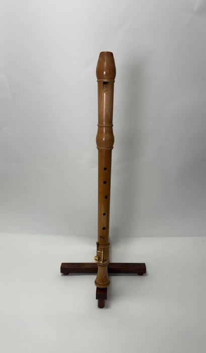 Dolmetsch Tenor Recorder in Pearwood with Single Key (Reconditioned)