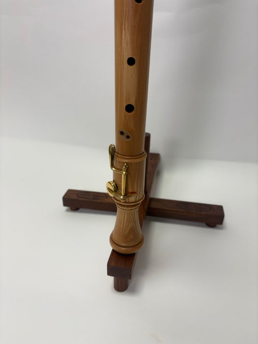 Dolmetsch Tenor Recorder in Pearwood with Single Key (Reconditioned)