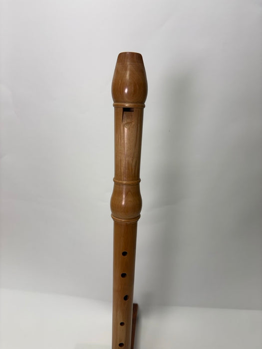 Dolmetsch Tenor Recorder in Pearwood with Single Key (Reconditioned)