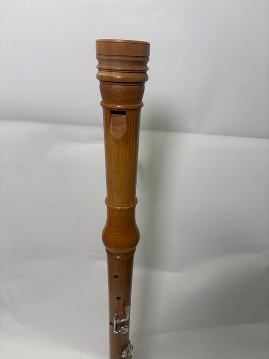 Dolmetsch Bass Recorder in Pearwood with Single Key (Reconditioned)
