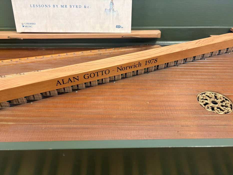Italian Virginals by Alan Gotto, 1978 (Reconditioned)