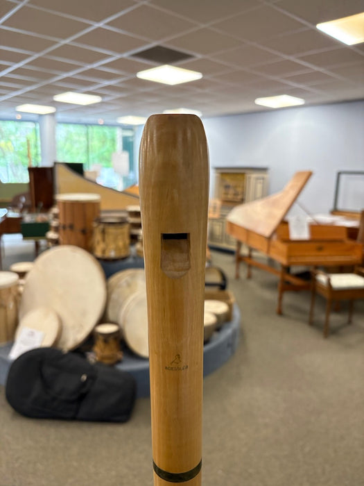 Roessler Tenor Recorder in Maple with Single Key (Reconditioned)
