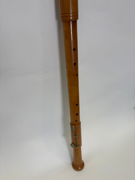Hopf Bass Recorder in Pearwood with Single Key (Reconditioned)