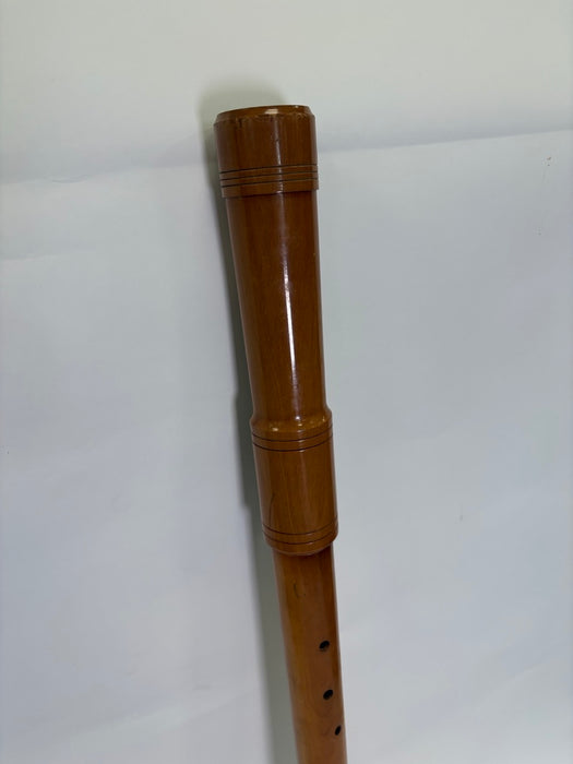Hopf Bass Recorder in Pearwood with Single Key (Reconditioned)