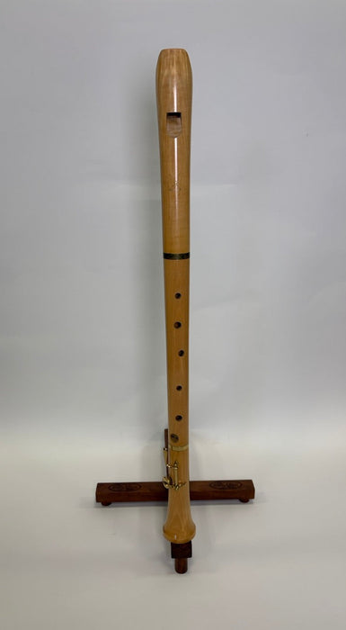 Roessler Tenor Recorder in Maple with Single Key (Reconditioned)