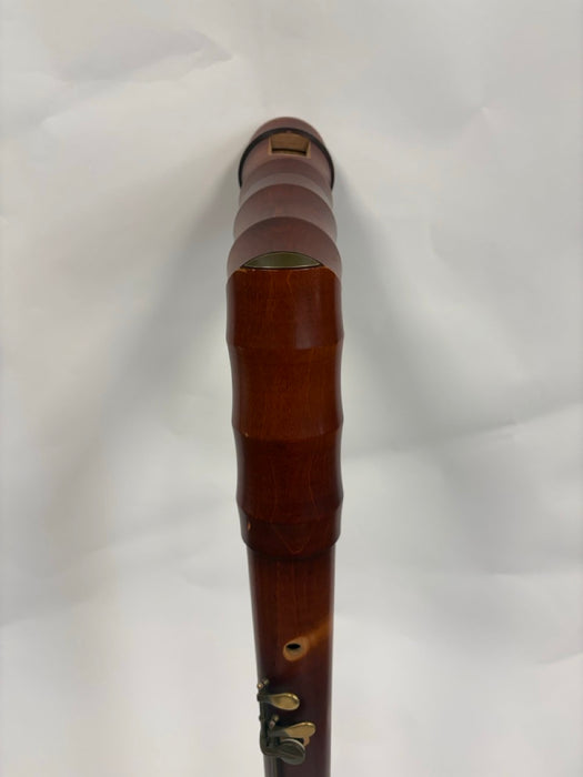 Kung Superio Great Bass Recorder in Stained Maple (Reconditioned)