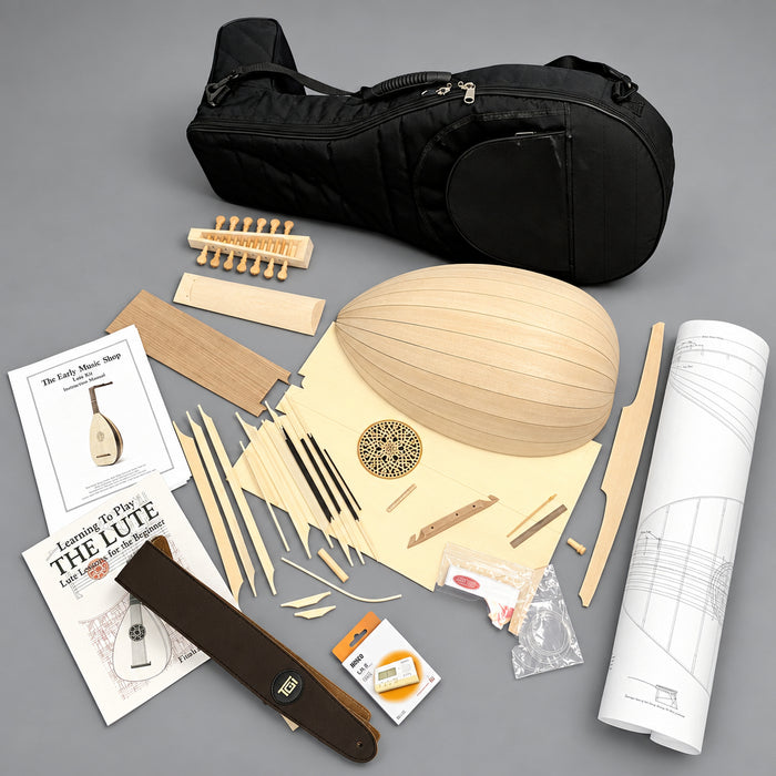 Bronze Lute Kit Bundle – Heritage 6 Course Renaissance Lute Kit by The Early Music Shop