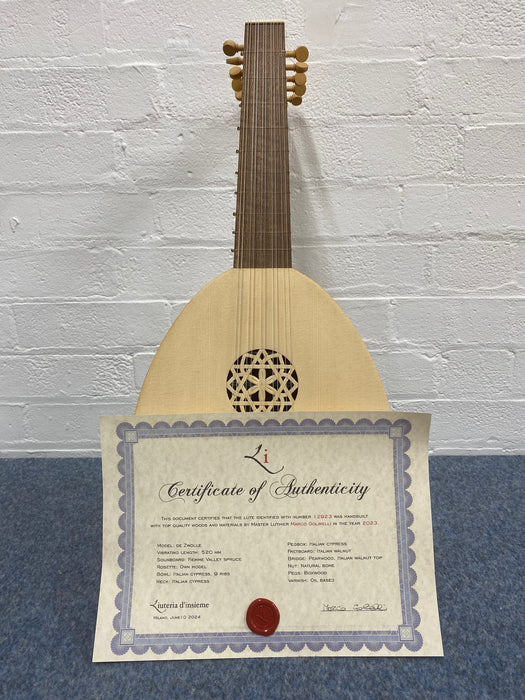 5 Course Medieval Lute after de Zwolle by Marco Golinelli