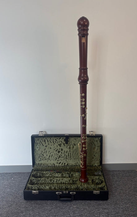Mollenhauer Denner Great Bass Recorder in Stained Pearwood (Reconditioned)