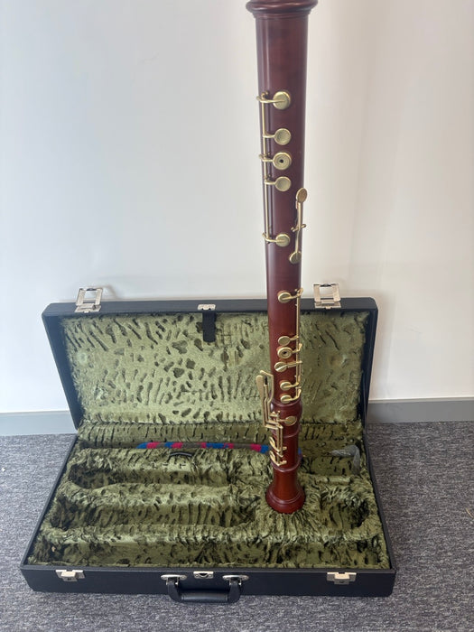 Mollenhauer Denner Great Bass Recorder in Stained Pearwood (Reconditioned)