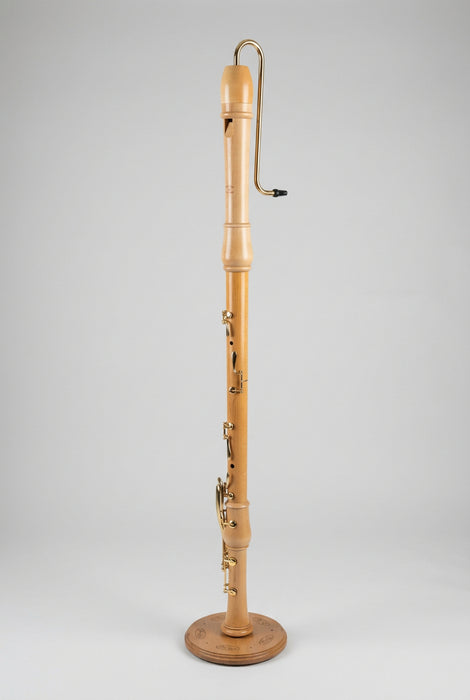 Moeck Flauto Rondo Great Bass Recorder in Maple (Reconditioned)