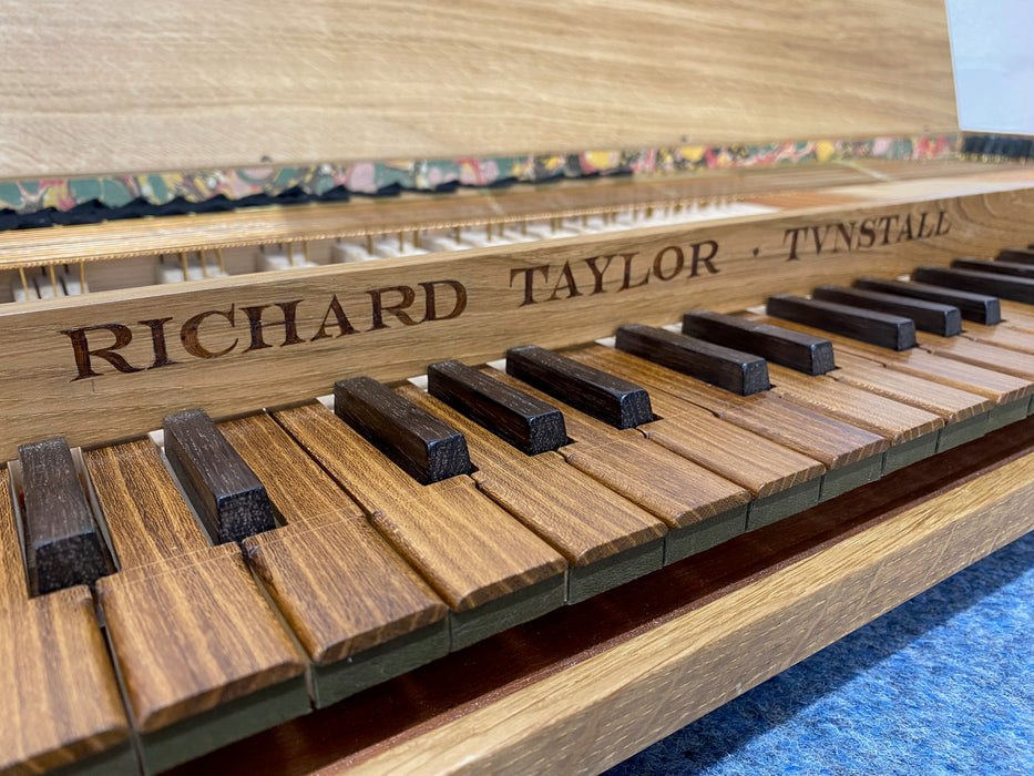 Triple Fretted Clavichord by Richard Taylor, 2024