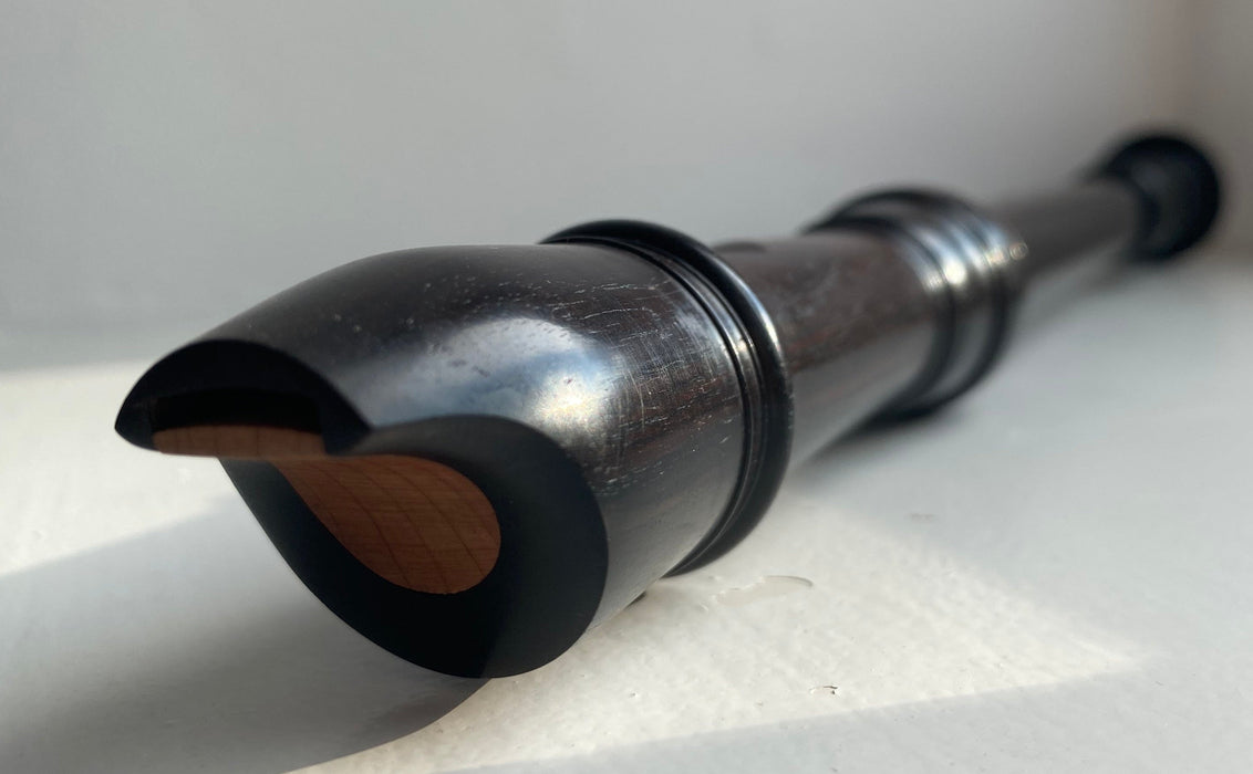 Stanesby Jr. Soprano Recorder (a440) in Grenadilla by Tom de Vries