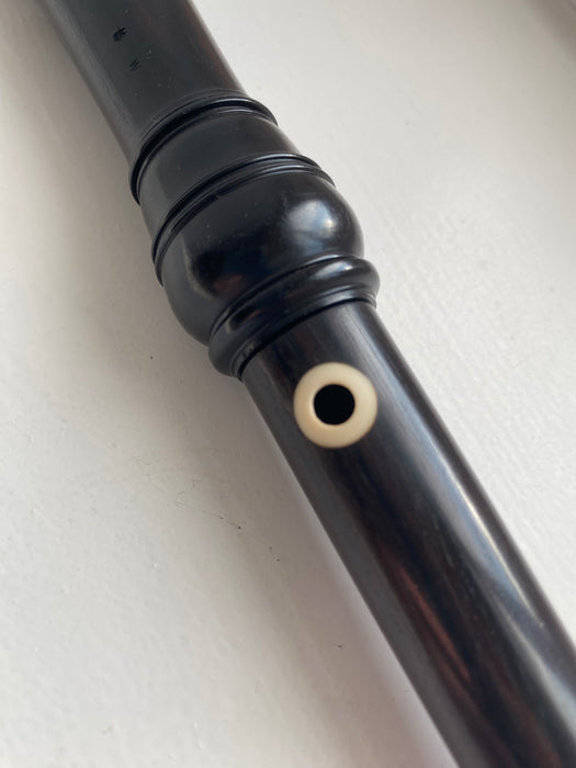 Stanesby Jr. Soprano Recorder (a440) in Grenadilla by Tom de Vries