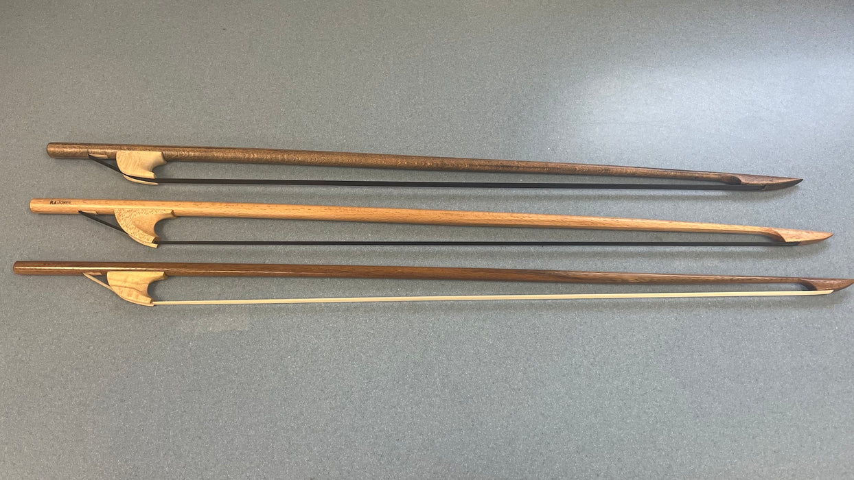 Violone/Bass Viol Bow with Sliding Frog by Richard Jones
