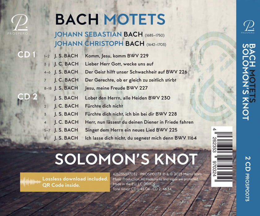 Solomon's Knot • Bach Motets (2CD)