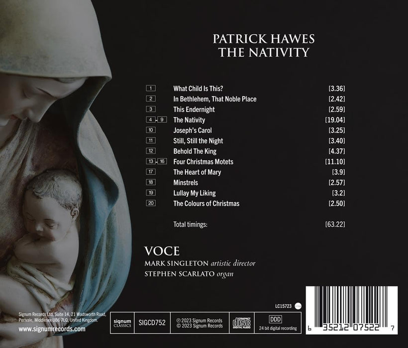 Voce • Patrick Hawes: The Nativity (CD)