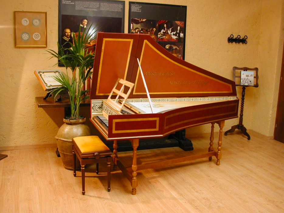 Bizzi Flemish Single Manual Harpsichord after Ruckers